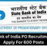 State Bank of India PO Recruitment 2024 Apply For 600 Posts