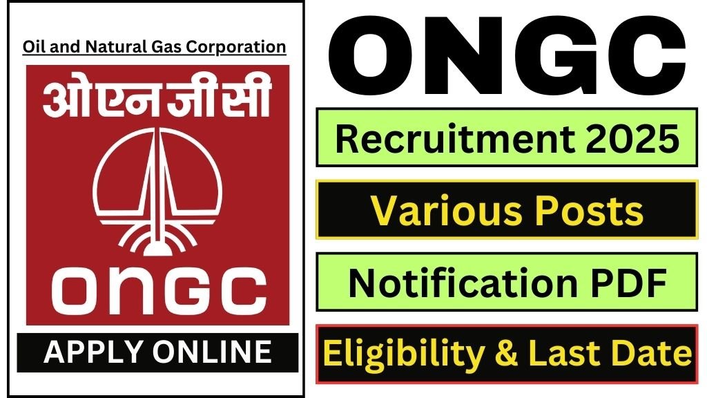 ONGC Recruitment 2025 Notification Out Associate Consultant Posts