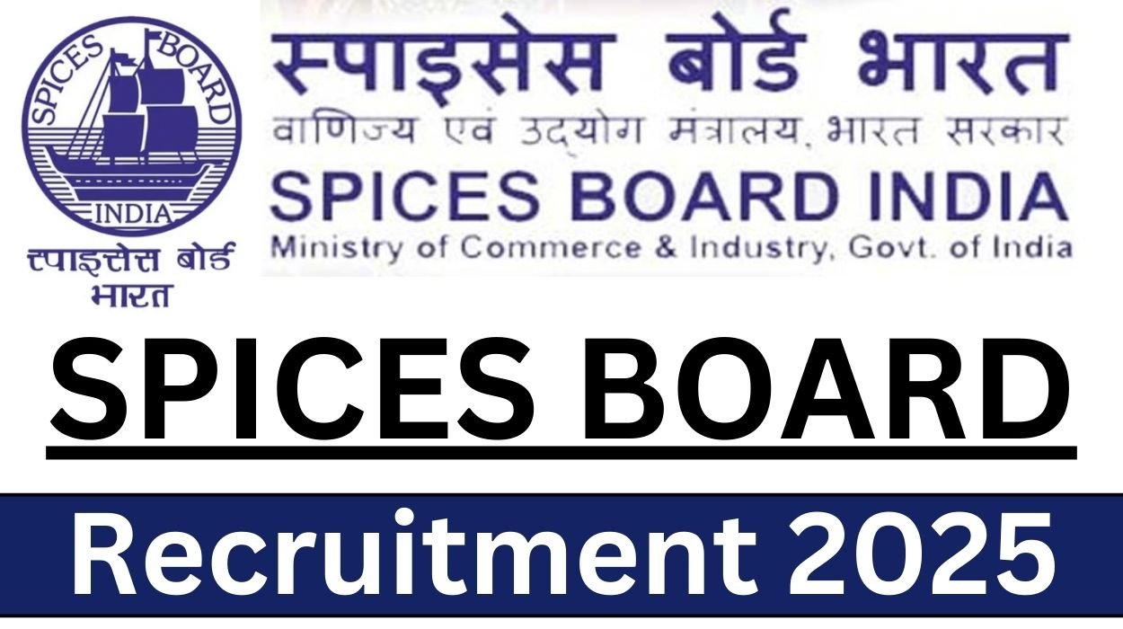 Spices Board Recruitment 2025 Apply Online For Legal Consultant Posts