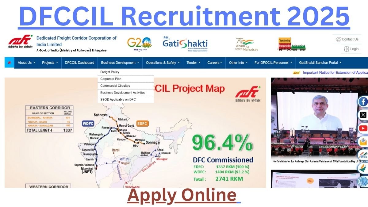 DFCCIL Recruitment 2025 Check Details Now