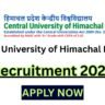 Central University of Himachal Pradesh Recruitment 2025 for Finance Officer Posts Apply online