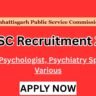 CGPSC Recruitment 2025