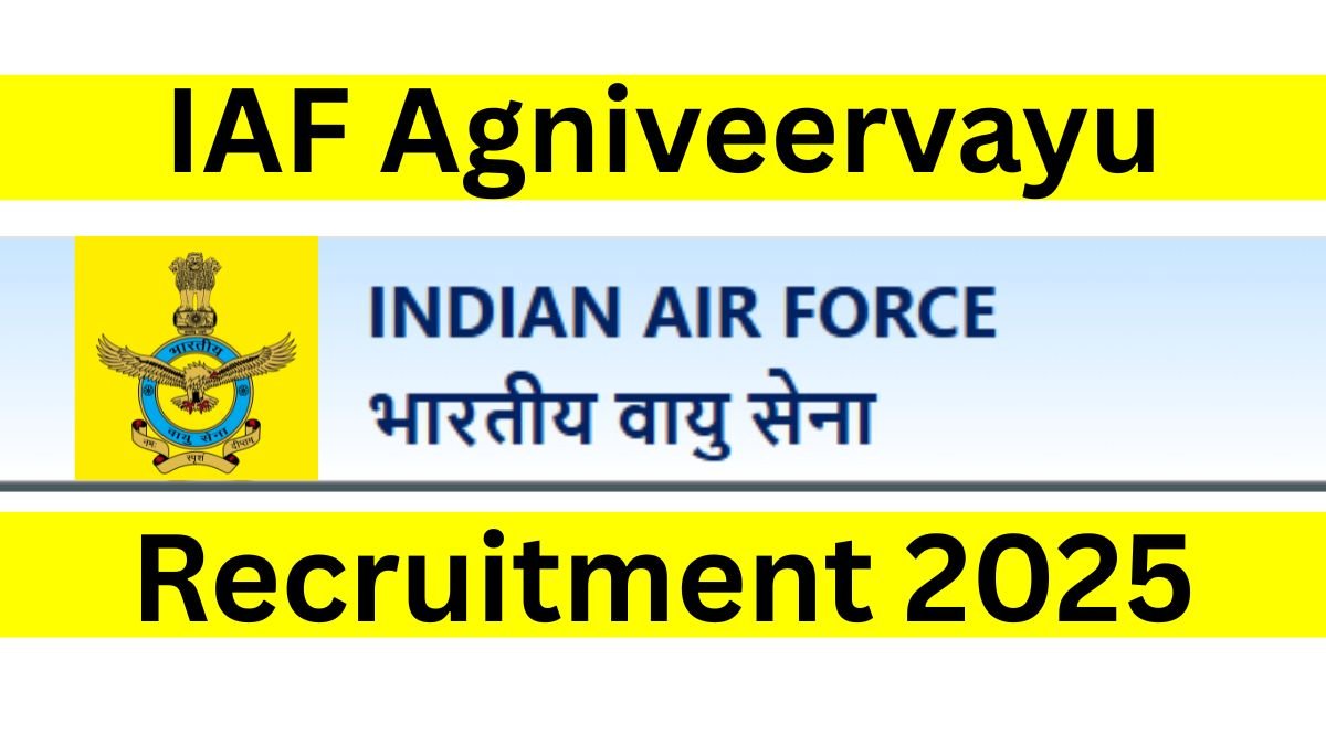 IAF Agniveervayu Musician Recruitment 2025