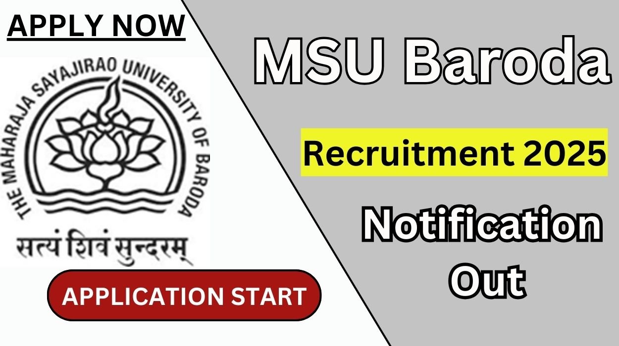 MSU Baroda Recruitment 2025