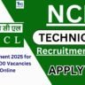 NCL Recruitment 2025
