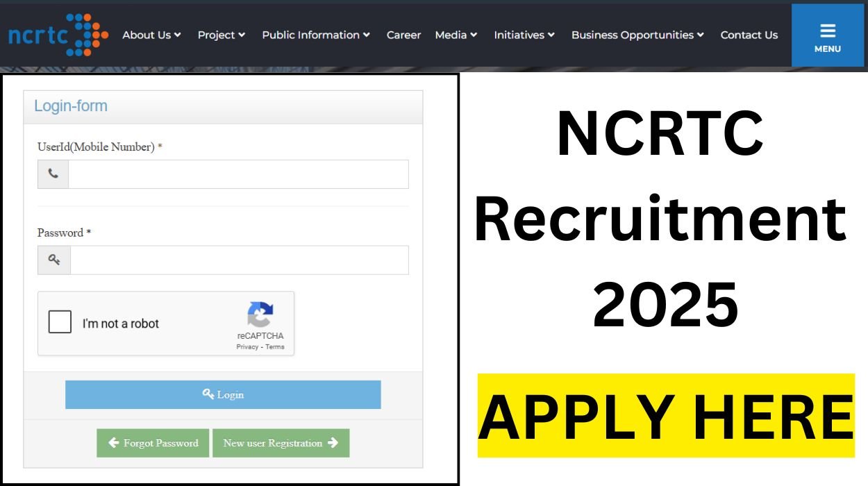NCRTC Recruitment 2025
