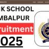 Sainik School Sambalpur Recruitment 2025