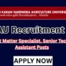 SKNAU Recruitment 2025