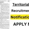 Territorial Army Recruitment 2025