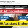 APPSC AE Recruitment 2025 for Assistant Engineer 166 Vacancies Apply Online
