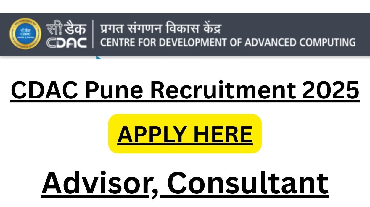 C-DAC Recruitment 2025