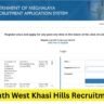 DSC South West Khasi Hills Recruitment 2025