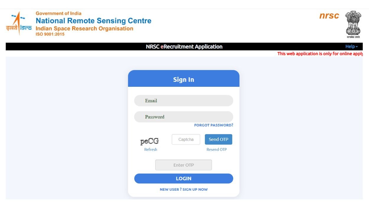 ISRO NRSC Recruitment 2025 for Scientist/ Engineer 31 Vacancies Apply