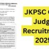 JKPSC Civil Judge Recruitment 2025