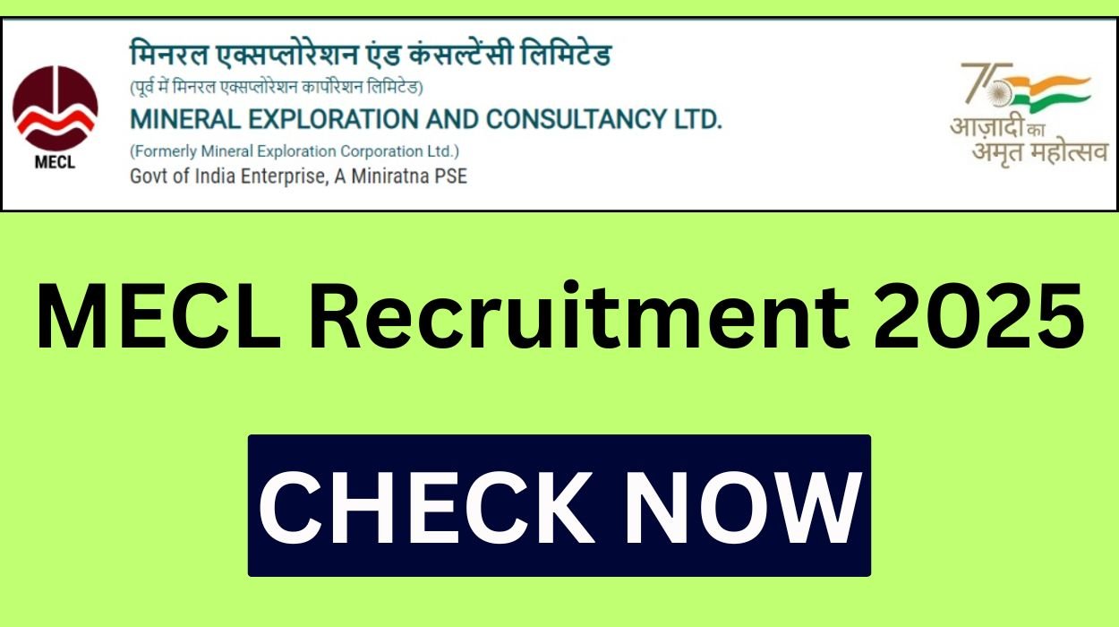 MECL Recruitment 2025 for 27 Young Professional Vacancies Apply online