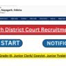 Nayagarh District Court Recruitment 2025 for 18 Vacancies Apply offline