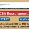 NIA CSA Recruitment 2025