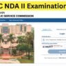 UPSC NDA II Examination 2025 Apply Online Form