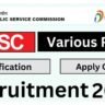 UPSC Recruitment 2026 for Anthropologist Post Apply Now