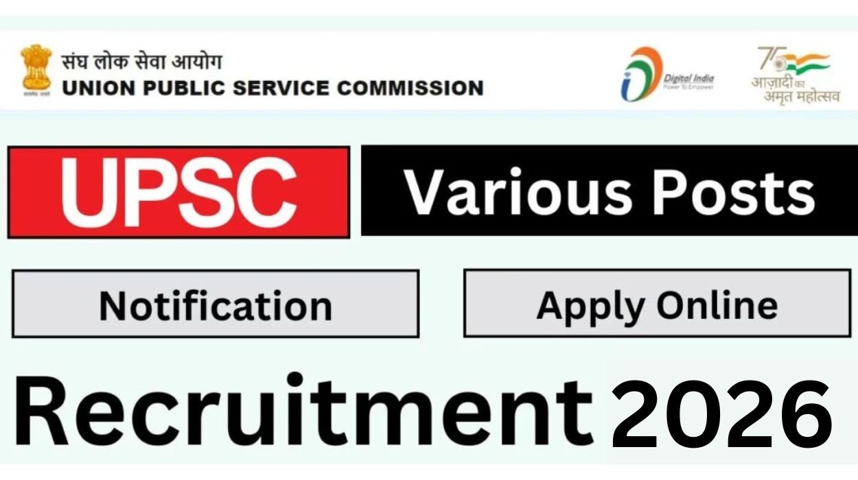 UPSC Recruitment 2026 for Anthropologist Post Apply Now