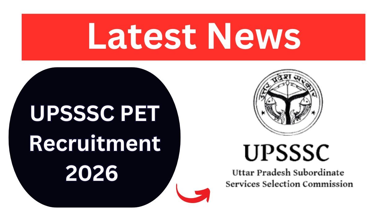 UPSSSC PET Recruitment 2026 for Various Posts Notification Out Syllabus & Exam Pattern