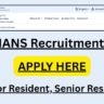 NIMHANS Recruitment 2025 for 24 Vacancies Notification Out Apply online