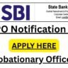 SBI PO Notification 2025
