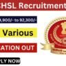 SSC CHSL Recruitment 2025 Application Form, Exam Date