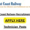 East Coast Railway Recruitment 2025