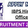 IBPS Hindi Officer Recruitment 2025