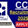 CCI Recruitment 2025 Apply for 22 Posts | Application Form
