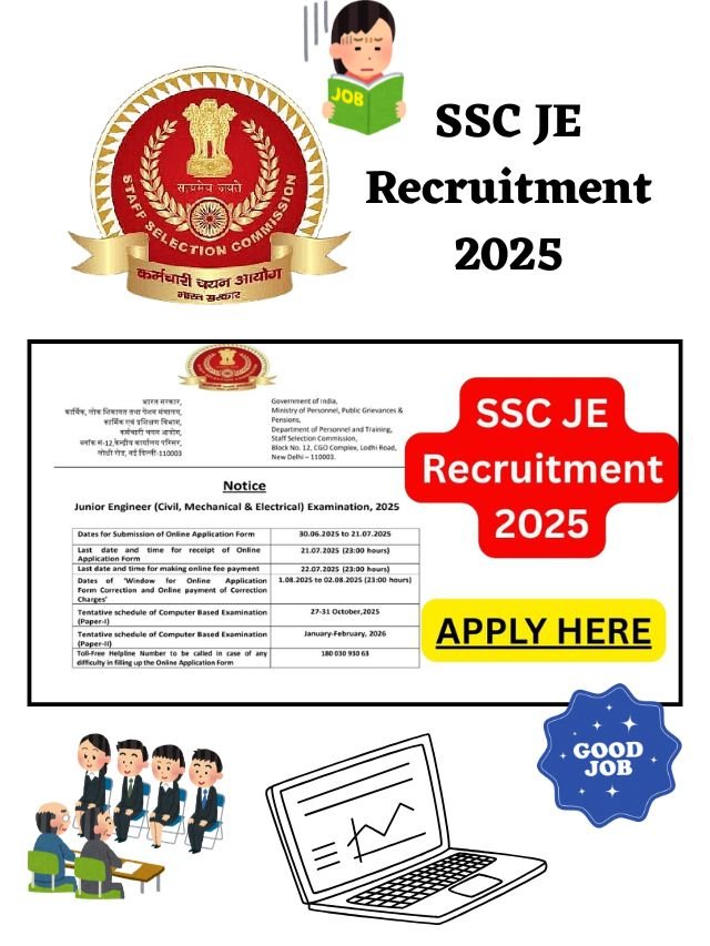 SSC JE Recruitment 2025