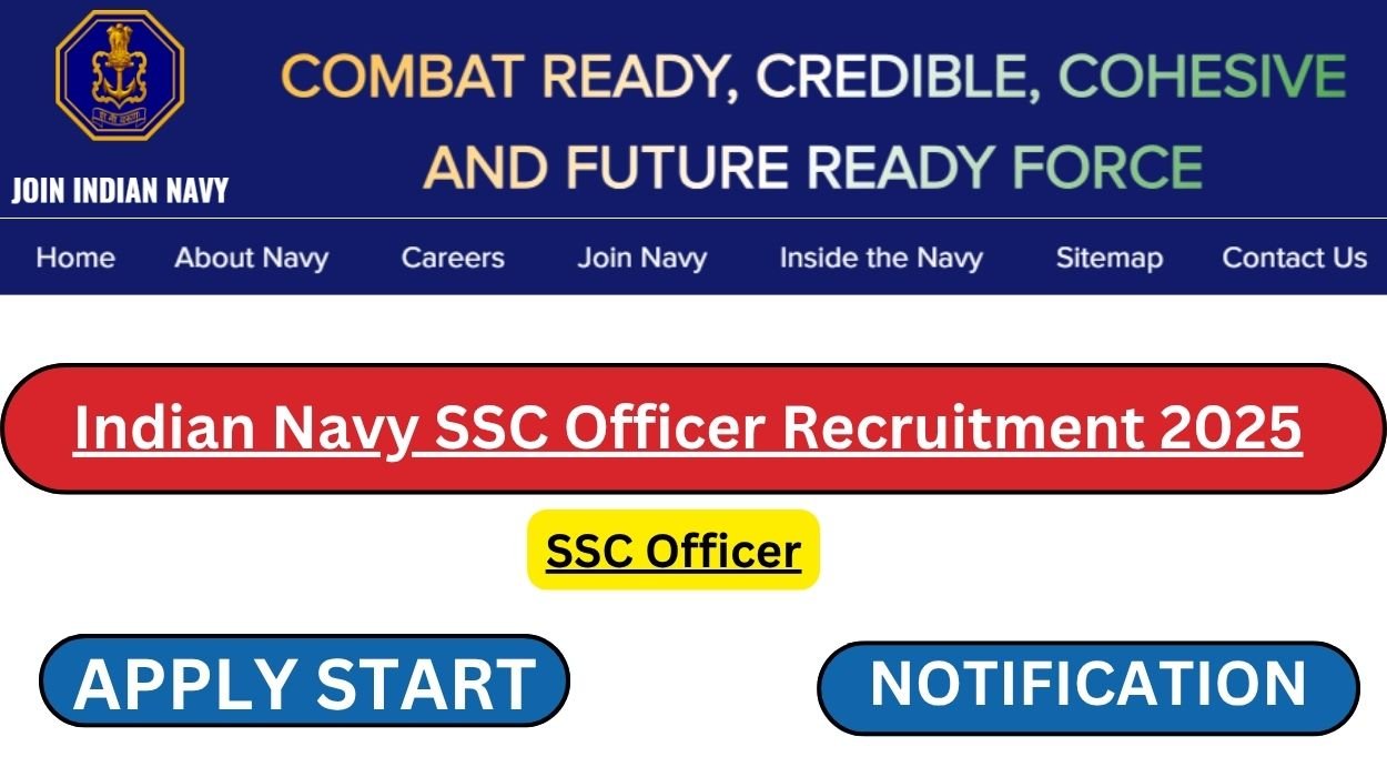 Indian Navy SSC Officer Recruitment 2025