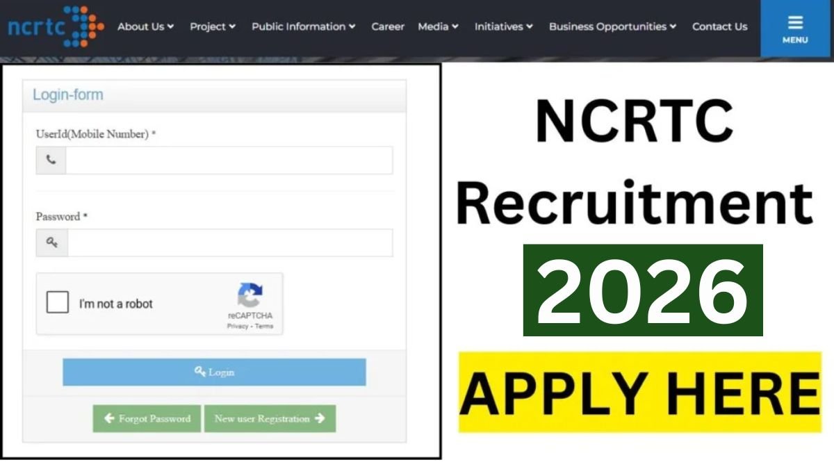NCRTC Recruitment 2026 Apply Here for Manager/ Security, Deputy General Manager Posts
