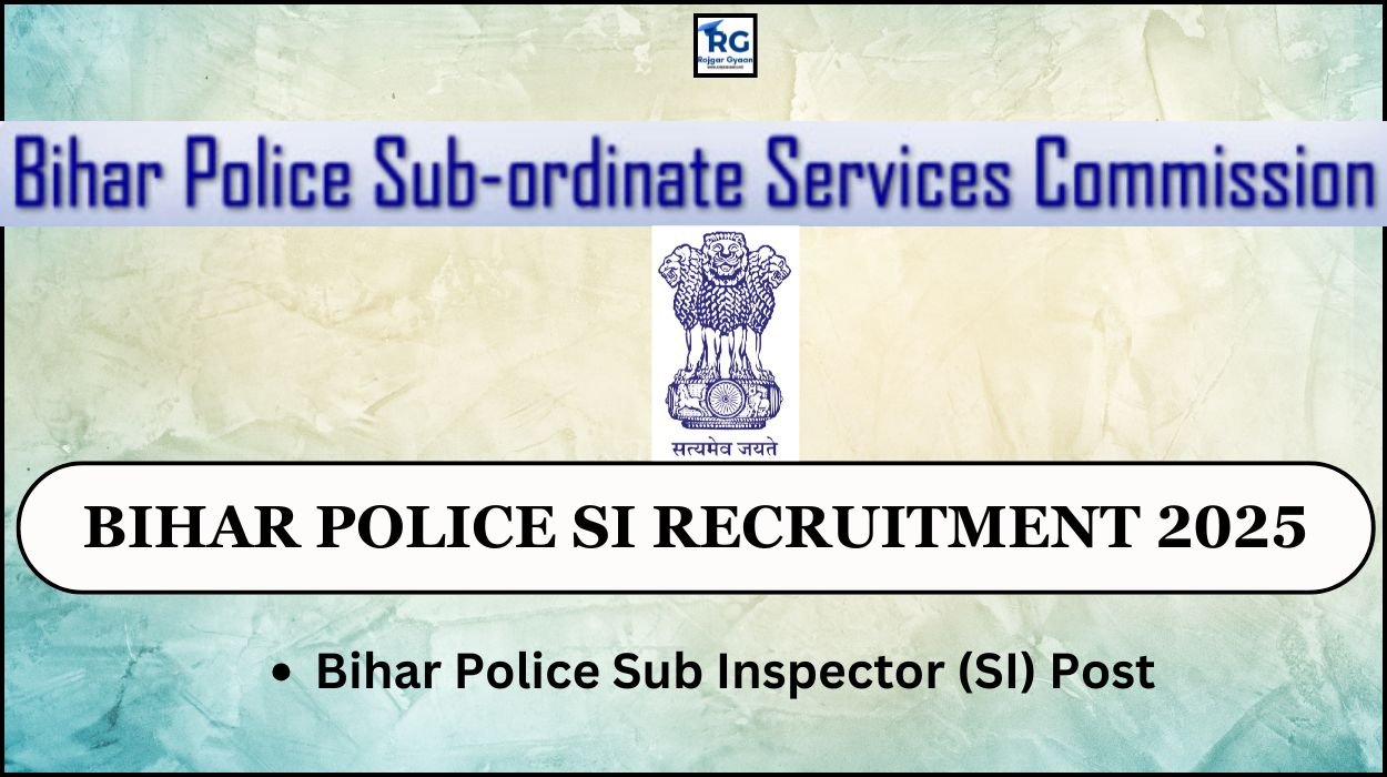 Bihar Police SI Recruitment 2025