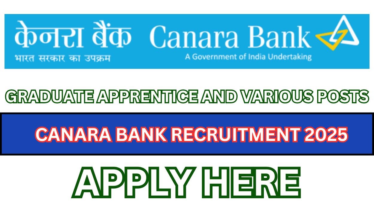 Canara Bank Recruitment 2025