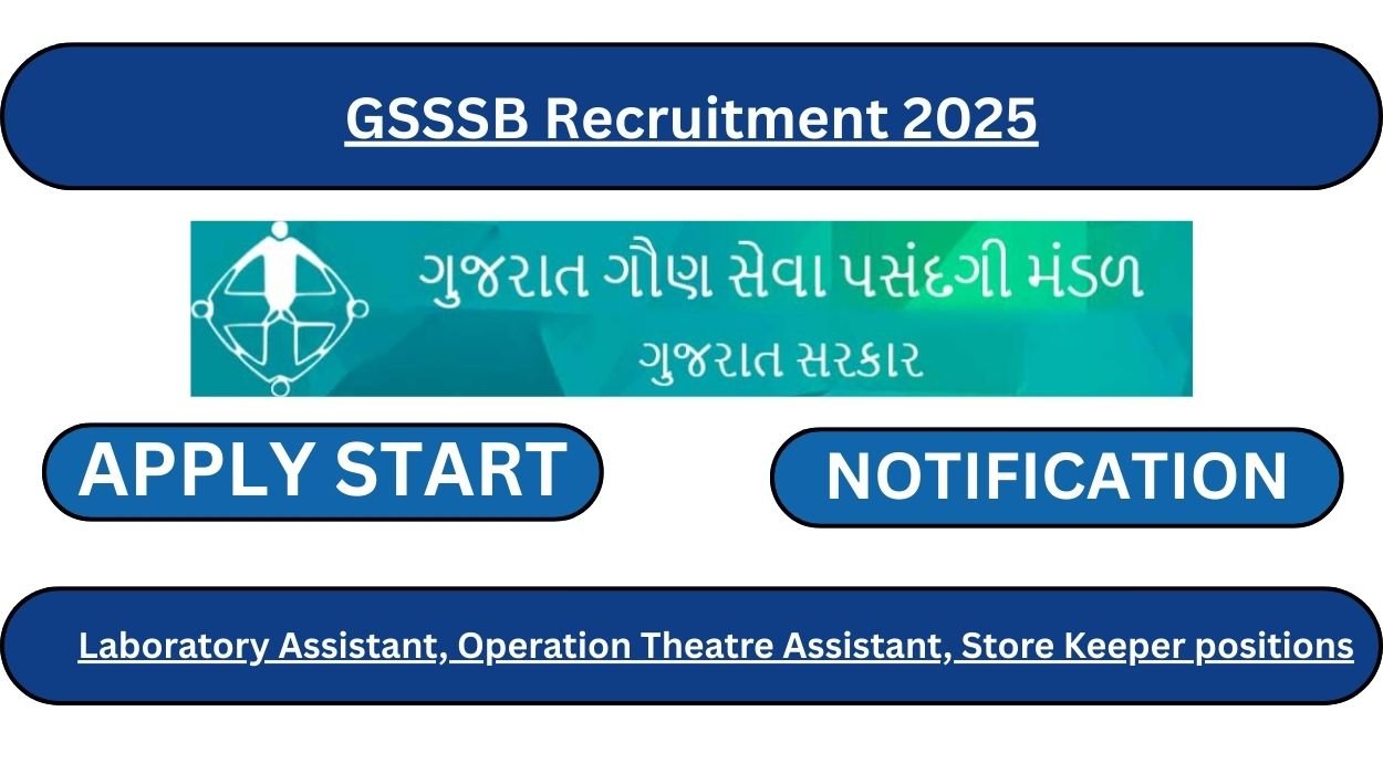 GSSSB Recruitment 2025