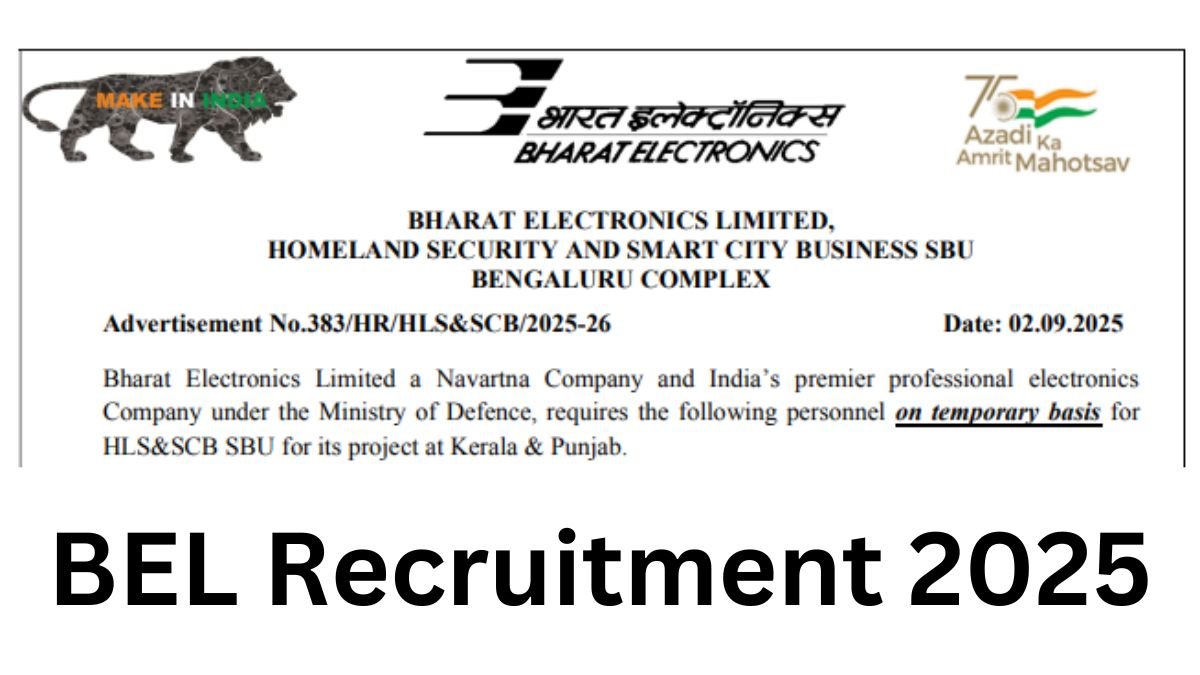 BEL Recruitment 2025