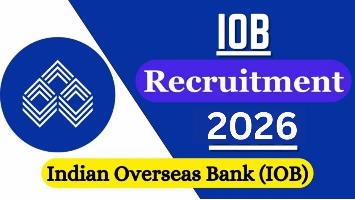 Indian Overseas Bank Recruitment 2026 for 25 Vacancies Apply online