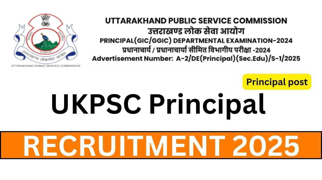 UKPSC Principal Recruitment 2025