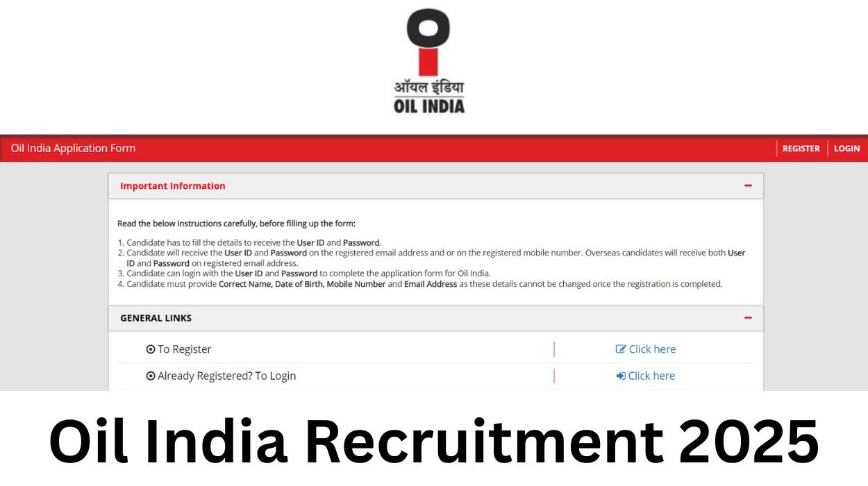 Oil India Recruitment 2025