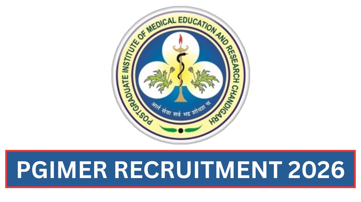 PGIMER Recruitment 2026 – Apply Online for Data Entry Operator Posts