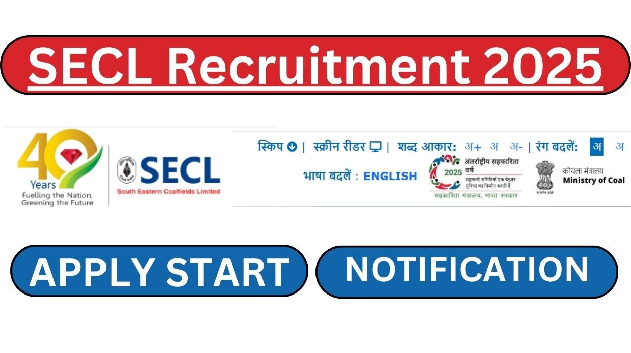 SECL Recruitment 2025