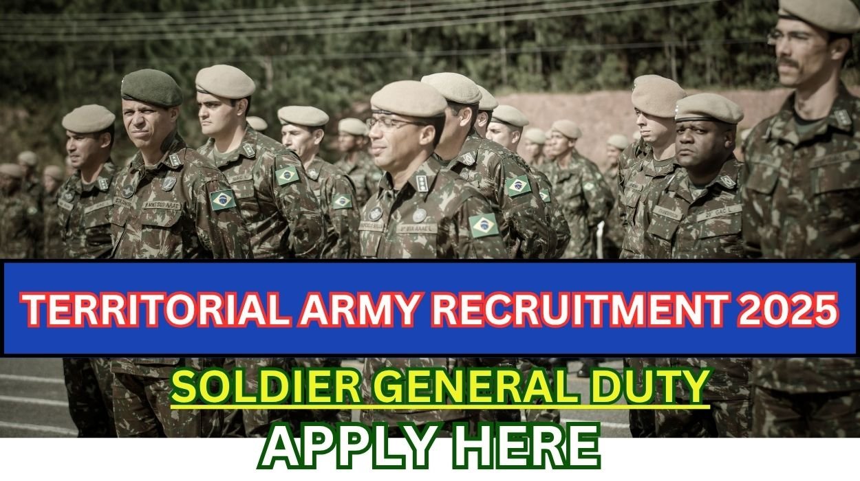 Territorial Army Recruitment 2025