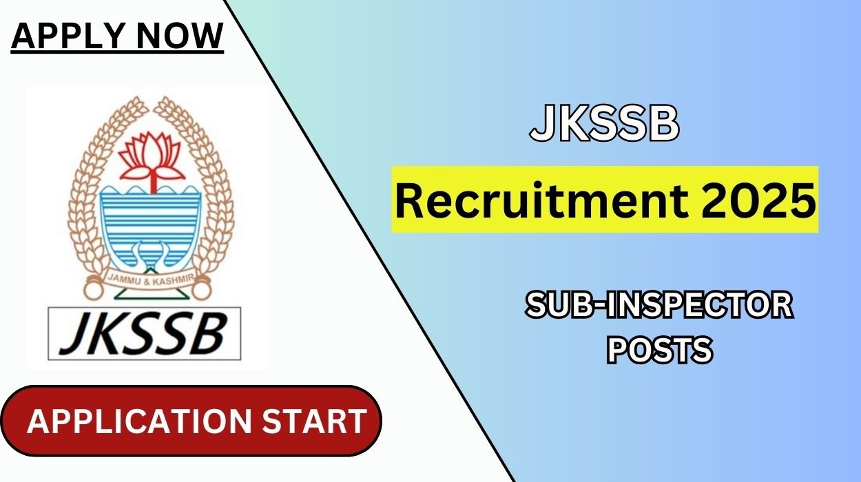 JKSSB Recruitment 2026 for 83 Vacancies Apply online
