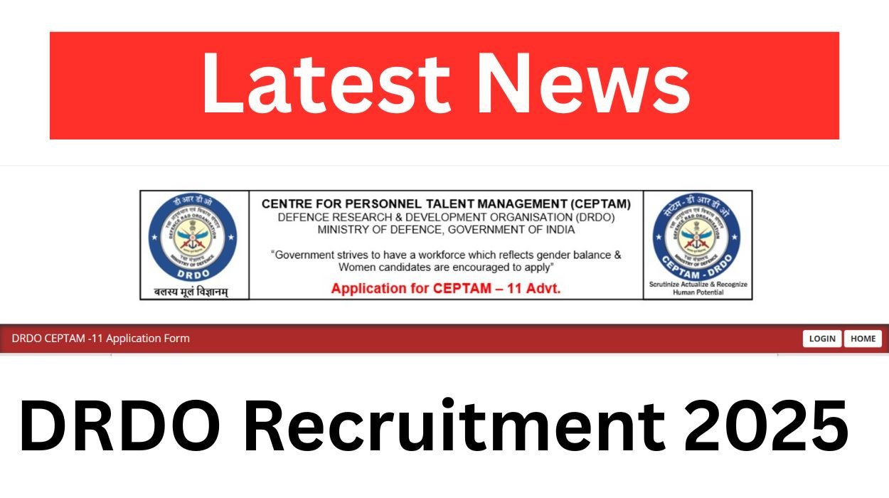 DRDO Recruitment 2025 – Apply Online for 764 Senior Technical Assistant, Technician Posts