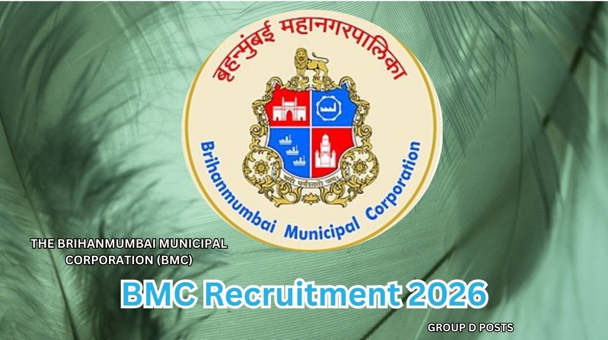 BMC Recruitment 2026 for 06 Group D Posts Apply Offline