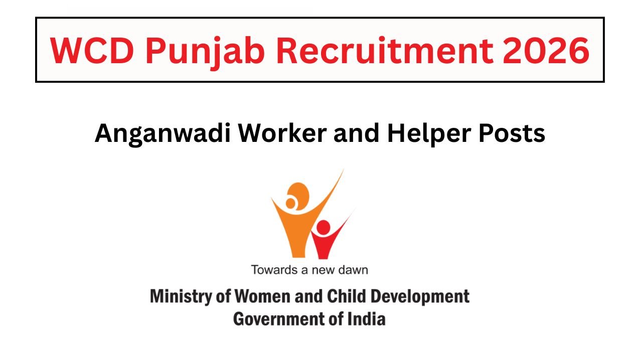 WCD Punjab Recruitment 2026 for 6110 Anganwadi Worker and Helper Posts Apply Online