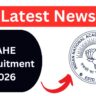IAHE Recruitment 2026