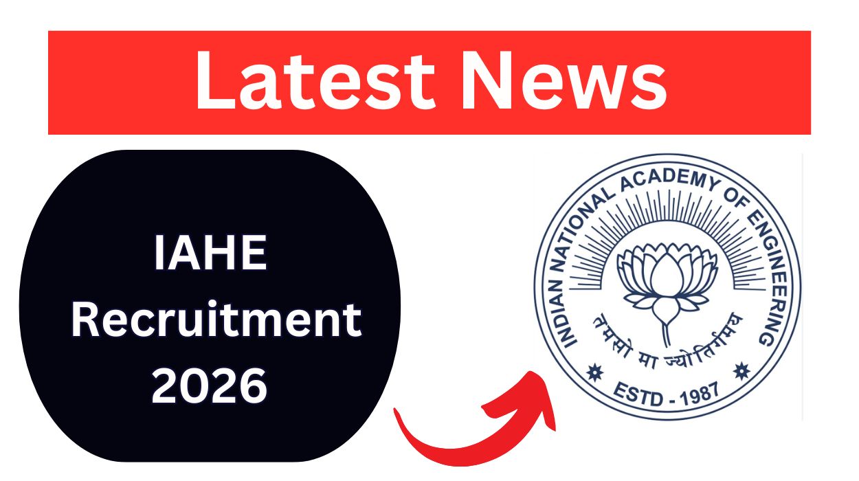 IAHE Recruitment 2026 for Core Faculty Posts Apply Online